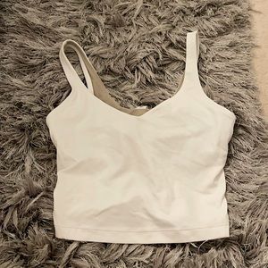 Lulu lemon white sports tank